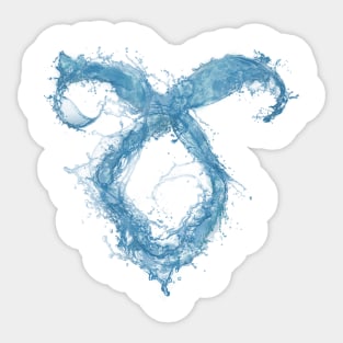 Shadowhunters rune - water effect Sticker